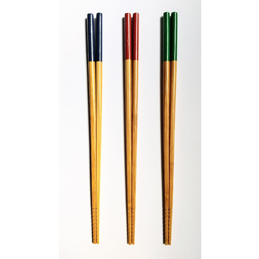 竹の箸 色付き菜箸